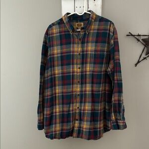 Men’s The Foundry button down flannel shirt size 2XLT